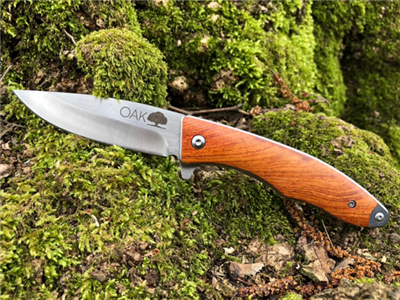 Catty Shack Oak Traditional Hunter Folding Knife
